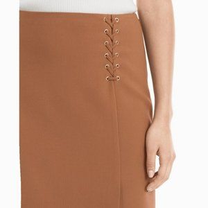WHBM Camel Skirt Size 10